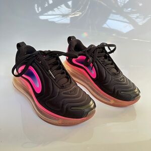 Black and Pink Sneakers